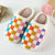 Rainbow Checkered Slippers
