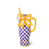 Gameday Gingham Purple + Yellow Mega Mug 30oz