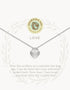 Sea La Vie Necklace 18" Love/Heart SIL