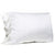 Silky Pillowcase W/Ruf Std Wht