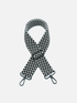 Dotted Guitar Strap-Black