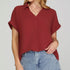 Casual Summer Breeze Top - Red