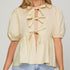 Lila Tie Top