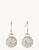 Sea La Vie Dance Drop Earrings In Silver