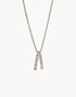 Sea La Vie Lean On Me Necklace In Silver