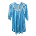 Traditional Nightgown Long Sleeve Ice Blue