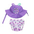 Swim Diaper And Sun Hat Set - Hippo