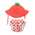 Diaper And Sun Hat Set - Strawberry 