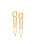 Huggie Earrings- Gwen Gold