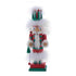 15" Hollywood Green and White Solider Nutcracker
