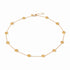 Valencia Delicate Station Necklace in Gold-Gold