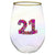 Beaded Age Stemless Wine Glass