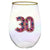 Beaded Age Stemless Wine Glass