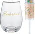 Wineglass & Popper Gift Set - Bridesmaid