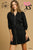 Black Cinch And Zip Mini Dress