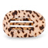 Round Flat Hair Clip | Small | Blonde Tortoise