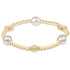 Signature Cross Gold And Admire Pearl 3mm Gold Bracelet