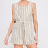 Causal Stripe Romper