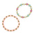 Pink And Gold Bracelet Set