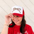 Christmas Bow Trucker Hat