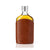 Admiral Parker Leather-Wrapped Glass Flask
