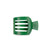 Small Square Hair Clip - Shamrock Shimmer 
