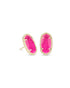 Elle Earrings Rhodium Azalea Illusion