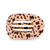 Large Blonde Tortoise Flat Round Clip
