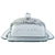 Cut Recycled Glass Butter Dish