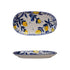 Hand-Painted Stoneware Platter with Lemons