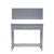 Wood Scalloped Console Table with 2 Drawers & 1 Shelf, Blue