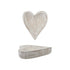 Decorative Carved Paulownia Wood Heart Shaped Dish