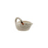 Hand-Painted Stoneware Swan Shaped Creamer