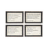 Wood Framed Wall Decor with Saying, Black & White