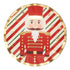 Wavy Dinner Plate Nutcracker Christmas/8 pkg