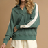 Ellington Colorblock Sweatshirt - Green