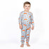 Kid's Blue C'est Bon Long Sleeve Pajama Set