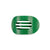 Small Round Hair Clip - Shamrock Shimmer 