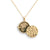 Love You Locket Necklace Gold