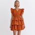 Pumpkin Spice Short Dress