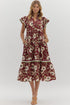 Ember Garden Midi Dress