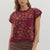 Ember Bloom Cap Sleeve Knit Top 