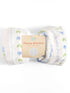 Blue Floral & Coquette Bows Fleece Throw Blanket
