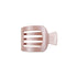 Small Square Flat Hair Clip - Pearly Pink
