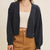 Open Front Timeless Waffle Cardigan - Indigo
