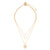 Grateful Heart Mother Of Pearl Necklace Gold