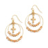 Beaded Prayer Earrings Champagne