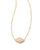 Kendra Scott Abbie Gold Pendant Necklace In Rose Quartz