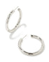 Kendra Scott Colette Silver Large Hoop Earrings