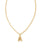 Kendra Scott Gold Crystal Letter Necklace